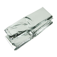 210*130CM Outdoor Life-saving Military Emergency Blanket Survival Rescue Insulation Curtain Blanket Silver#XTJ