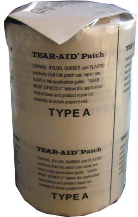 Tear Aid 15cm x 15cm Patch (TYPE A) Canvas, Fabric, Kite, Swag, Sail, Annexe