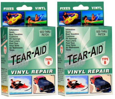 Tear Aid - 2 x Retail Box Repair Kit Type B (Vinyl, PVC Products)